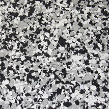 Black Marble Micro (dark black, light gray, white, 1/16 inch microchips)