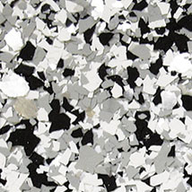 Black Marble Sparkle (white, light gray, black, silver metallic)